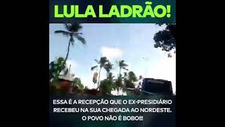 Lula sendo recpicionado em Pernambuco sua terra natal!