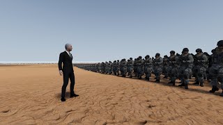 Joe Biden vs 100000 Russian Elite Soldier l Ultimate Epic Battle Simulator 2 l UEBS 2