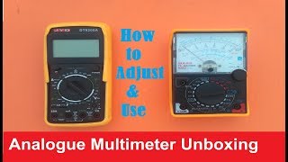 Analogue multimeter unboxing | How to adjust analogue Multimeter | How to use Analogue Multimeter