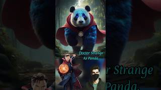 Superheros but panda 💥 All Characters #avengers #shorts #marvel