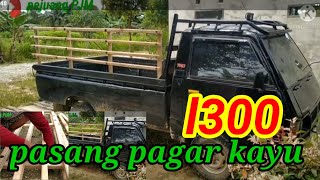 pasang pagar kayu l300 mantap