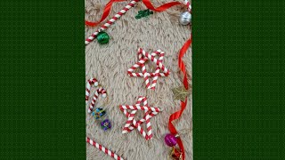 Paper straw star/ Christmas star - 247