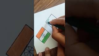 flag drawing #shortvideo