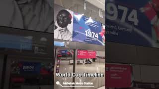 FIFA World Cup timeline at Msheireb Metro Station