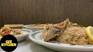 Nasi Bukhary Ayam Enak Bersama Kari Ayam dan Salad Sedap