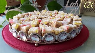 Dulce de Cacahuetes Sin Horno| Receta Árabe| "RKHAMA" حلوة الرخامة  على طريقتي #dulcelaty