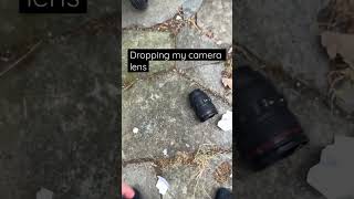 Camera lens  vs ground #viral #drone #cinematography #djiglobal #memes #canon #camera