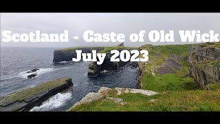 Vanlife UK Scotland - Castle of Old Wick DJI