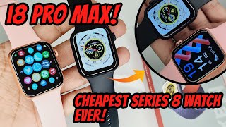 I8 Pro Max Smartwatch | Cheapest Apple Watch in Pakistan | Unboxing and Full Review Video