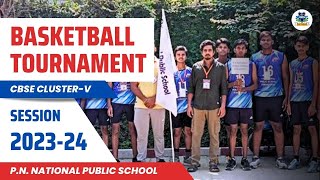 CBSE Cluster V Basketball Tournament 2023-24 opening ceremony