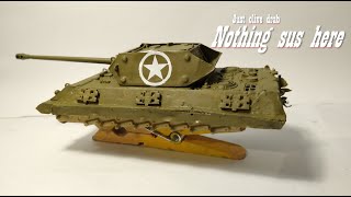 1:72 Revell Panther Ausf. G converted to Ersatz M10 Part 2–painting