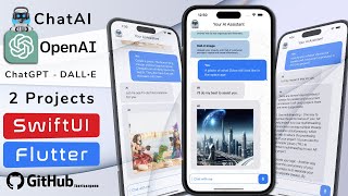 Чат-ИИ - SwiftUI и Flutter - ChatGPT - OpenAI - DALL-E