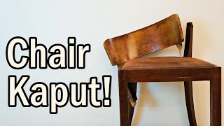 The builders BROKE the chair! / 1930-s chair repair