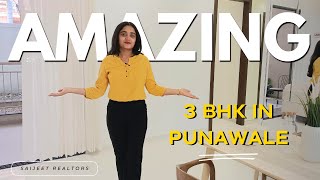 Shriyans 3.0 Punawale Project 🌇| 3 BHK Sample Flat tour and Review