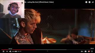 YUNGBLUD feat. Machine Gun Kelly - acting like that (Official Music Video)! Reaction Video!