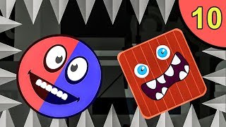 Несносный красный шар. Покатушки #10. Мультик ИГРА Red Ball 5 World на Игрули TV