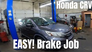 Honda CRV Brake job