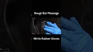 ASMR Rough Ear Massage with Nitrile Rubber Gloves / Dummy Head (No Talking)