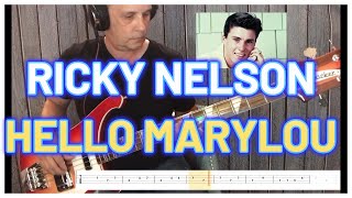 “Hello Mary Lou” – Ricky Nelson – (Bass Cover & tab) - FRANKS BASS COVERS