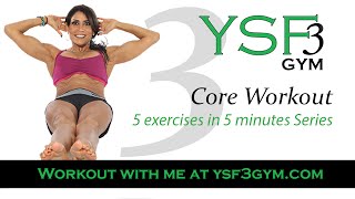 5 MINUTE CORE WORKOUT VIDEO #1