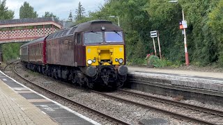 Trains at Wilmcote Station (Shakespeare Line) - 12th August 2023