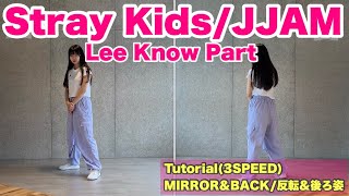 " Stray Kids / JJAM " Lee Know Part リノ 리노 Tutorial 解説 Dance Mirrored ダンス 反転