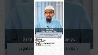 Rukun Shalat Berdiri Bagi yang Mampu | Ustadz Dr. Irfan Yuhadi, M.S.I