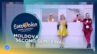 DoReDoS - My Lucky Day - Moldova - LIVE - Second Semi-Final - Eurovision 2018