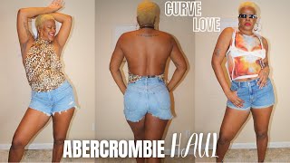 THE BEST DENIM SHORTS 🩳 FOR CURVY & MIDSIZE GIRLS (ABERCROMBIE CURVE LOVE HAUL) + STYLING TIPS