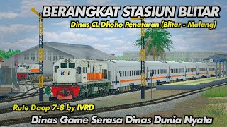 JADI MASINIS ASLI INI MAH 😅❗ DINAS CL Dhoho Penataran (Blitar - Malang) Trainz Simulator Android