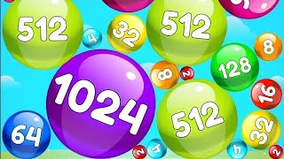 Balls Merge 2048 Gameplay android ios game Satisfying merge game #4