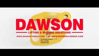 DAWSON PU Steel F Type Pipe Hook with PU Protection, Pipe Lifting Plate Clamp F Model