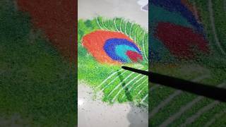 Special Rangoli for Janmashtami / Krishna Rangoli#art #tranding #viralvideo #shorts