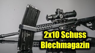 🔗 2x10 Schuss Blechmagazin AR15; M4; M16