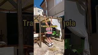 Trazione singola RPE 7 +15 KG #trazioni #trazioniallasbarra #homegym