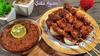 Resep Sate Ayam Bumbu Kacang Super Lezat...Bisa Jadi Ide Jualan...