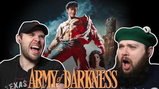 ARMY OF DARKNESS (1992) TWIN BROTHERS FIRST TIME WATCHING MOVIE REACTION!