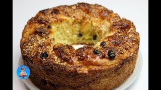 Пальчики оближешь!! Пышный сдобный пирог с орехами и апельсиновым вкусом