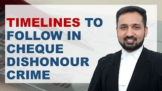 V25- Time Limitation for serving Notice and filing Case in Cheque Dishonour Cases | Prashant Kanha