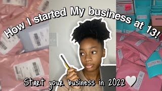 How to start a business with no money |How I started my business at 13!|