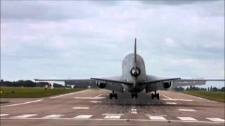 McDonnell Douglas DC-10 at Brize Norton (HD)