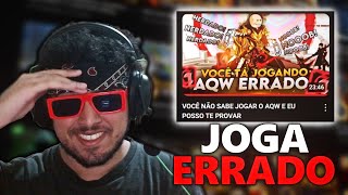 VOCÊ JOGA AQW DO JEITO ERRADO? Camarguets React