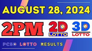 PCSO Lotto Result August 28, 2024 - 2PM EZ2 & Swertres