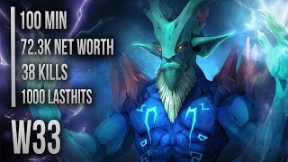 W33 Leshrac 100 Min game 73k Net worth Gameplay