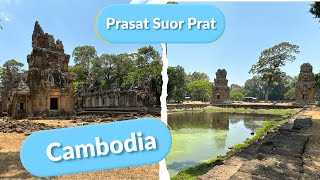 Prasat Suor Prat ប្រាសាទសួព្រ័ត - 12 Identical Towers In Central Angkor Thom - Cambodia 2024