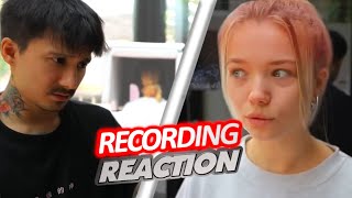 Einfach so Ein Hit Gemacht 🤩 Bulien Jam REACTION Song Recording mit für Bella Beautx Vollversion 🤙