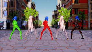 MMD Miraculous X Vocaloid Bunny Bla Bla Bla