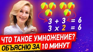 Как объяснить ребенку за 10 минут, что такое умножение?