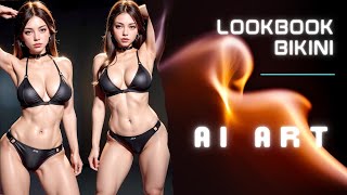 [4K AI ART] OOTD: Unveiling Temptation: Models Rocking Bikinis and Latex Attire | 비키니 룩북