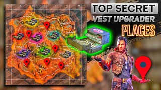 TOP 16 SECRET VEST UPGRADER PLACE IN FREE FIRE | ALL VEST UPGRADER LOCATIONS IN FREE FIRE | #TIPS FF